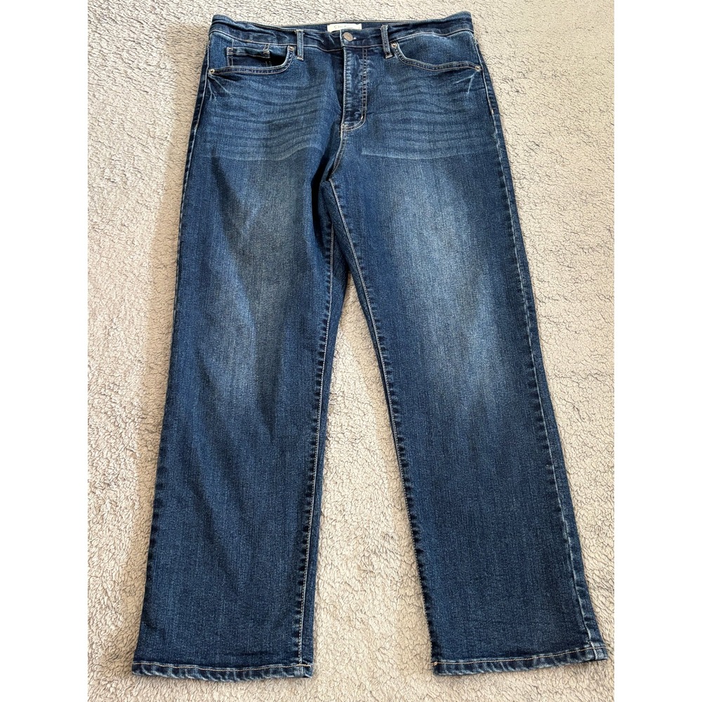Jessica Simpson Harmony High Rise Slim Straight Jeans Dark Wash Size 31
